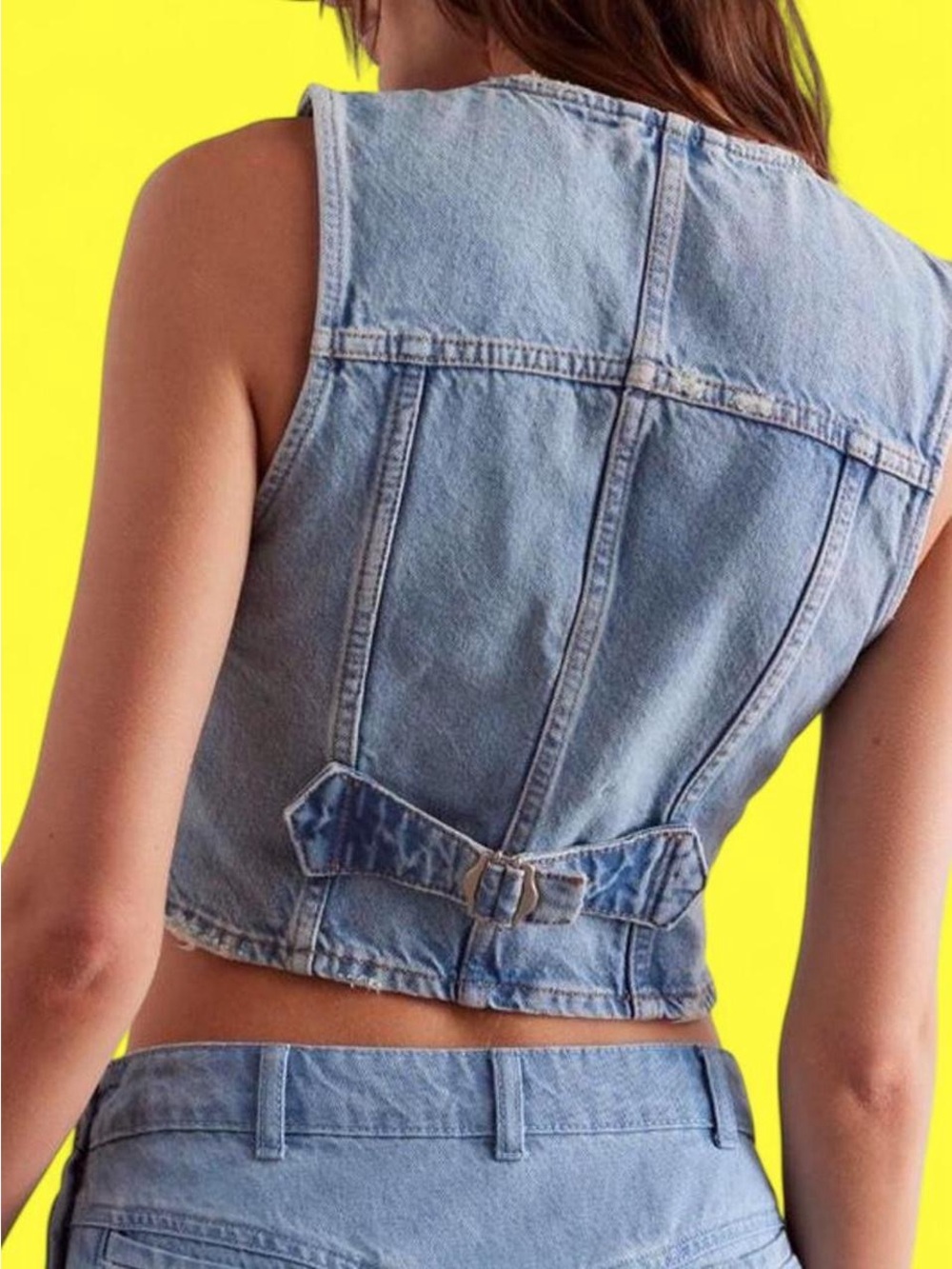 We the free denim vest